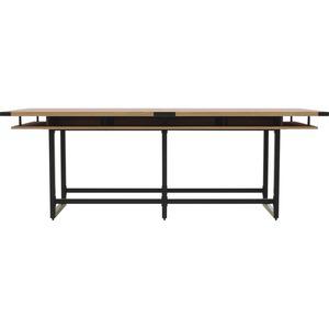 Safco Mirella Half Conference Tabletop - 60" x 47.5" x 1.6" Table Top - Material: Particleboard - Finish: Sand Dune, Laminate. Picture 5