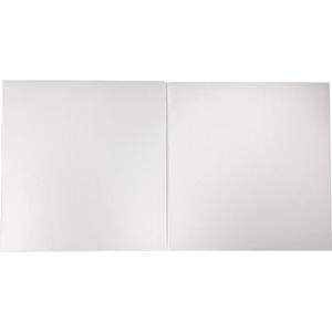 Flipside Tri-fold StudyCarrel - 12" Height x 48" Width x 1.10" Length - White - Plastic - 12 / Pack. Picture 4