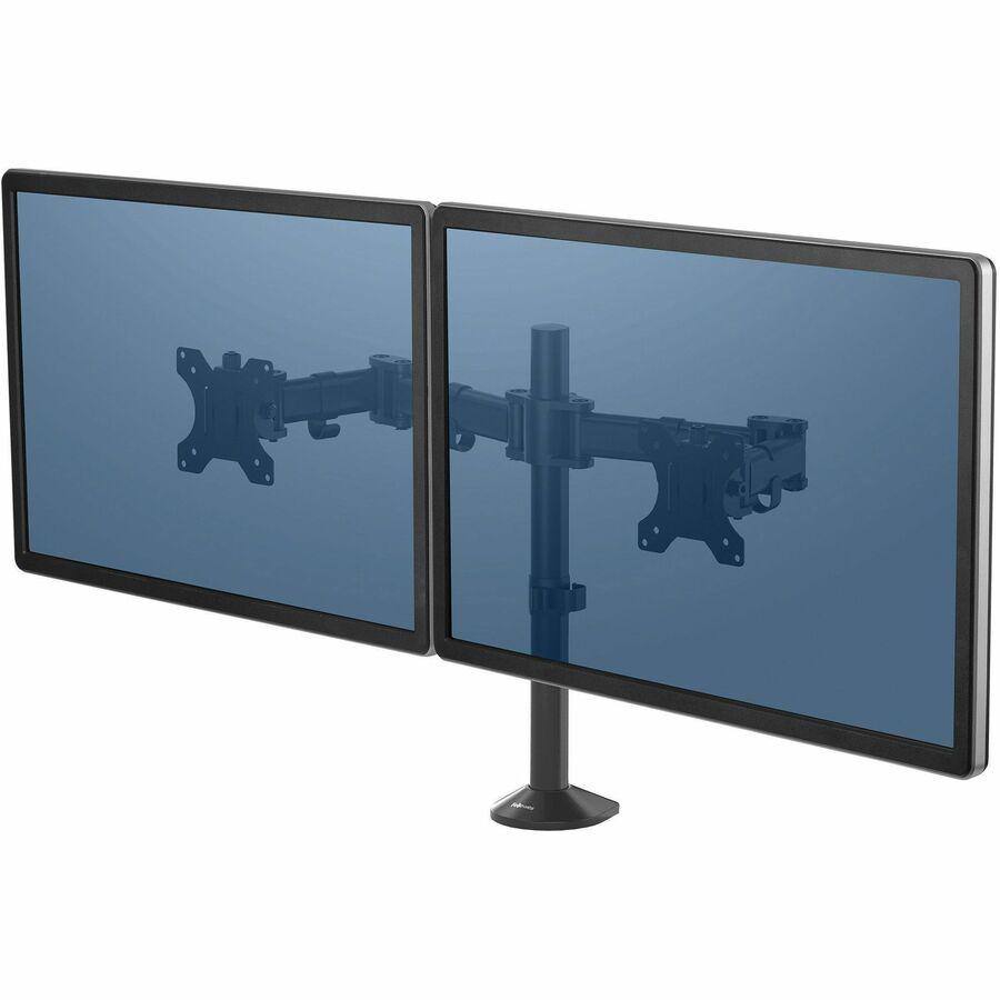 Fellowes Reflex Dual Monitor Arm - 2 Display(s) Supported - 30" Screen Support - 48 lb Load Capacity. Picture 6