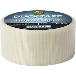 Duck Transparent Duct Tape - 20 yd Length x 1.90" Width - 1 Each - Transparent, Clear. Picture 2
