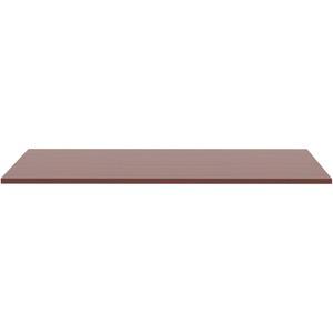 Lorell Revelance Conference Rectangular Tabletop - 59.9" x 47.3" x 1" x 1" - Material: Laminate - Finish: Mahogany. Picture 3