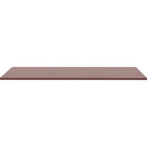 Lorell Revelance Conference Rectangular Tabletop - 71.6" x 47.3" x 1" x 1" - Material: Laminate, Polyvinyl Chloride (PVC) Edge, Particleboard Table Top - Finish: Mahogany. Picture 5