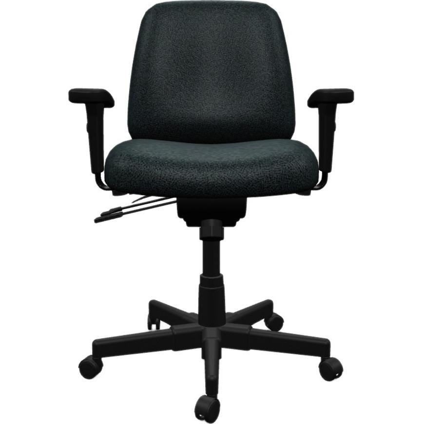 Eurotech 4x4 Task Chair - 5-star Base - Beige - Armrest - 1 Each. Picture 3