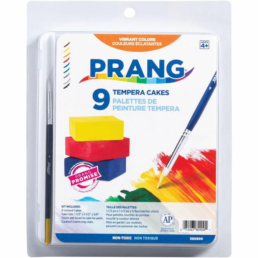 Prang Tempera Cakes Paint Kit - 9 / Set - Multicolor. Picture 6