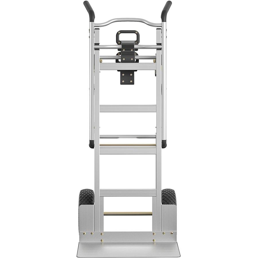 Cosco 3-in-1 Assist Series Hand Truck - 1000 lb Capacity - 4 Casters - Aluminum - x 19" Width x 21" Depth x 47.5" Height - Silver Gray - 1 Each. Picture 7