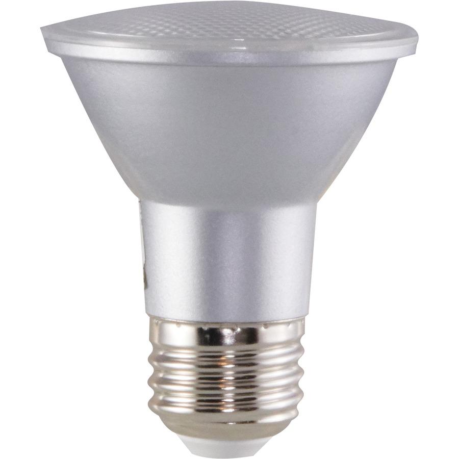 Satco 6.5W PAR 20 LED Bulb - 6.50 W - 50 W Incandescent Equivalent Wattage - 120 V AC - 520 lm - Parabolic Reflector - PAR20 Size - Clear - Warm White Light Color - E26 Base - 25000 Hour - 4940.3&deg;. Picture 2
