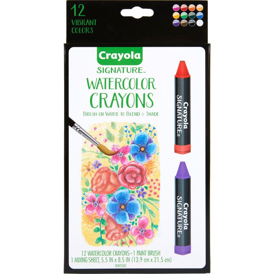 Crayola Signature Premium Watercolor Crayons - Assorted. Picture 7