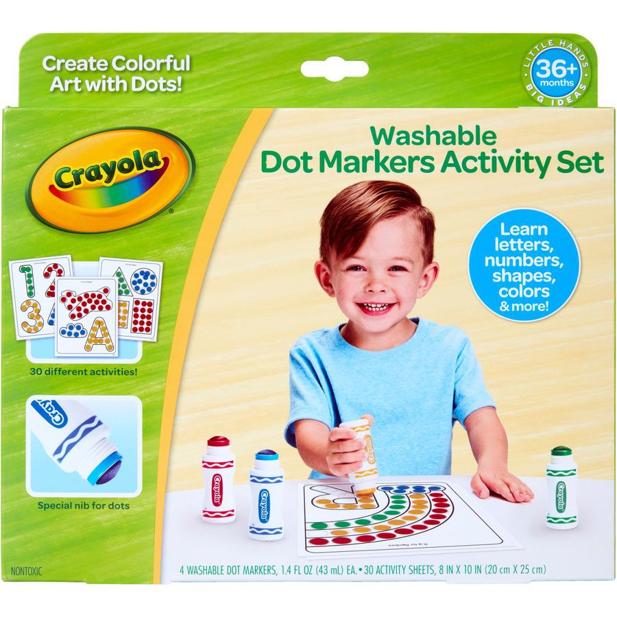 Crayola Washable Dot Marker Activity Set - Multi - 1 Kit. Picture 6