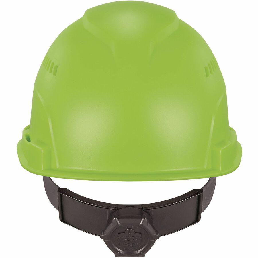 Ergodyne 8966 Lightweight Cap-Style Hard Hat - Recommended for: Head, Construction, Oil & Gas, Forestry, Mining, Utility, Industrial - Sun, Rain Protection - Strap Closure - High-density Polyethylene . Picture 6