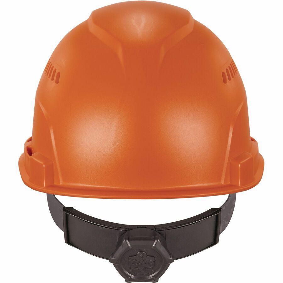 Ergodyne 8966 Lightweight Cap-Style Hard Hat - Recommended for: Head, Construction, Oil & Gas, Forestry, Mining, Utility, Industrial - Sun, Rain Protection - Strap Closure - High-density Polyethylene . Picture 6