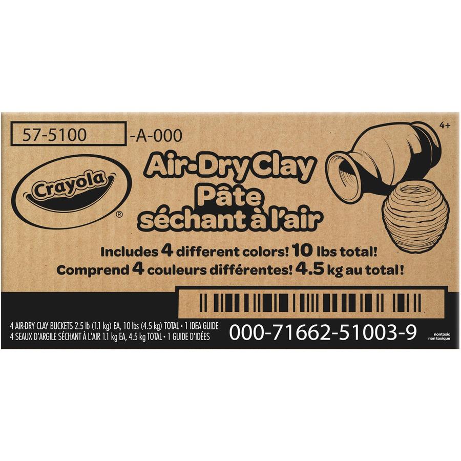 Crayola Air-Dry Clay - Classroom, Room - 4 / Pack - Assorted. Picture 5