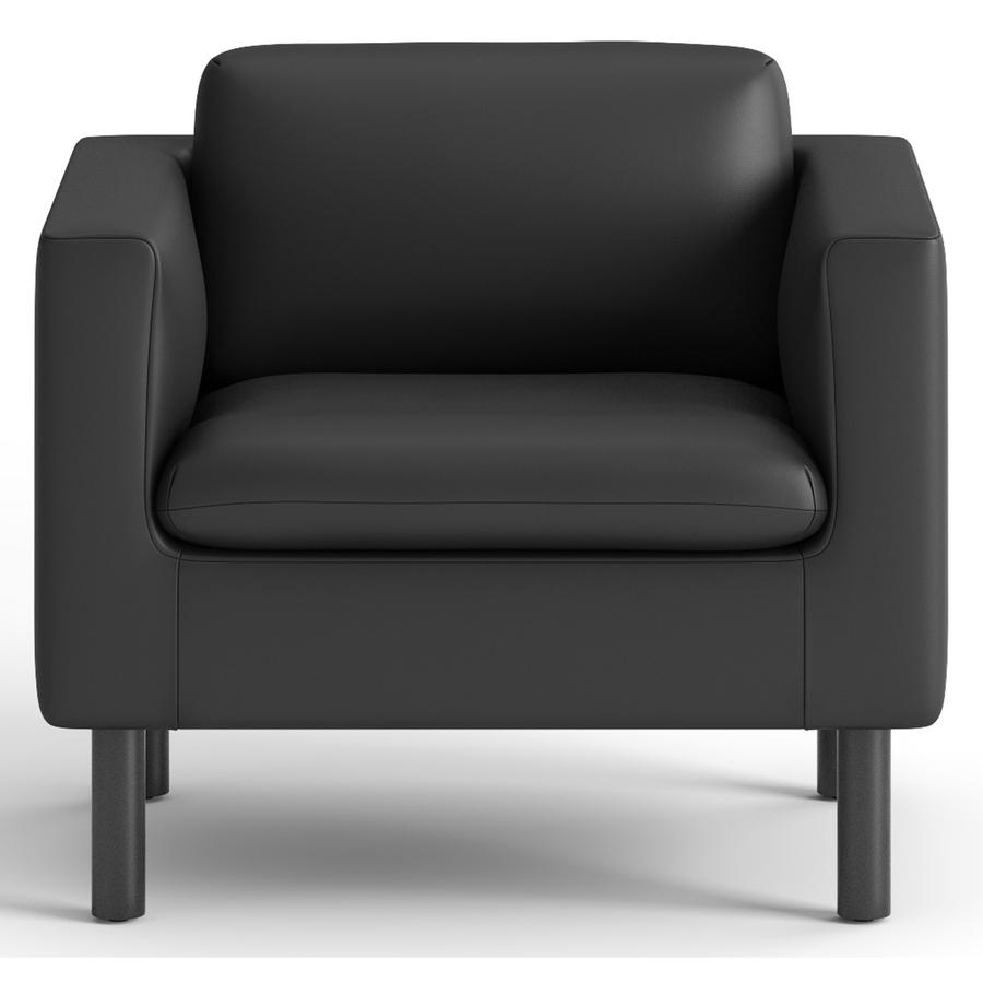 HON Parkwyn Club Chair - 33" x 26.8"29" - Material: Polyurethane - Finish: Black. Picture 5