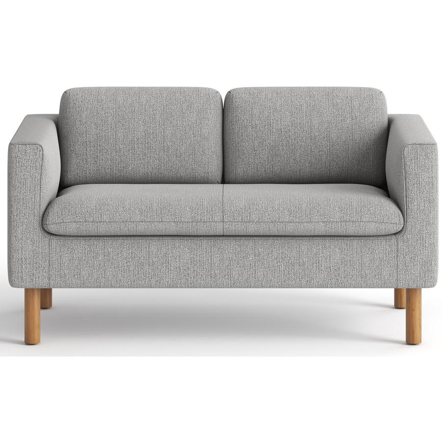 HON Parkwyn Loveseat - Material: Fabric - Finish: Gray. Picture 5