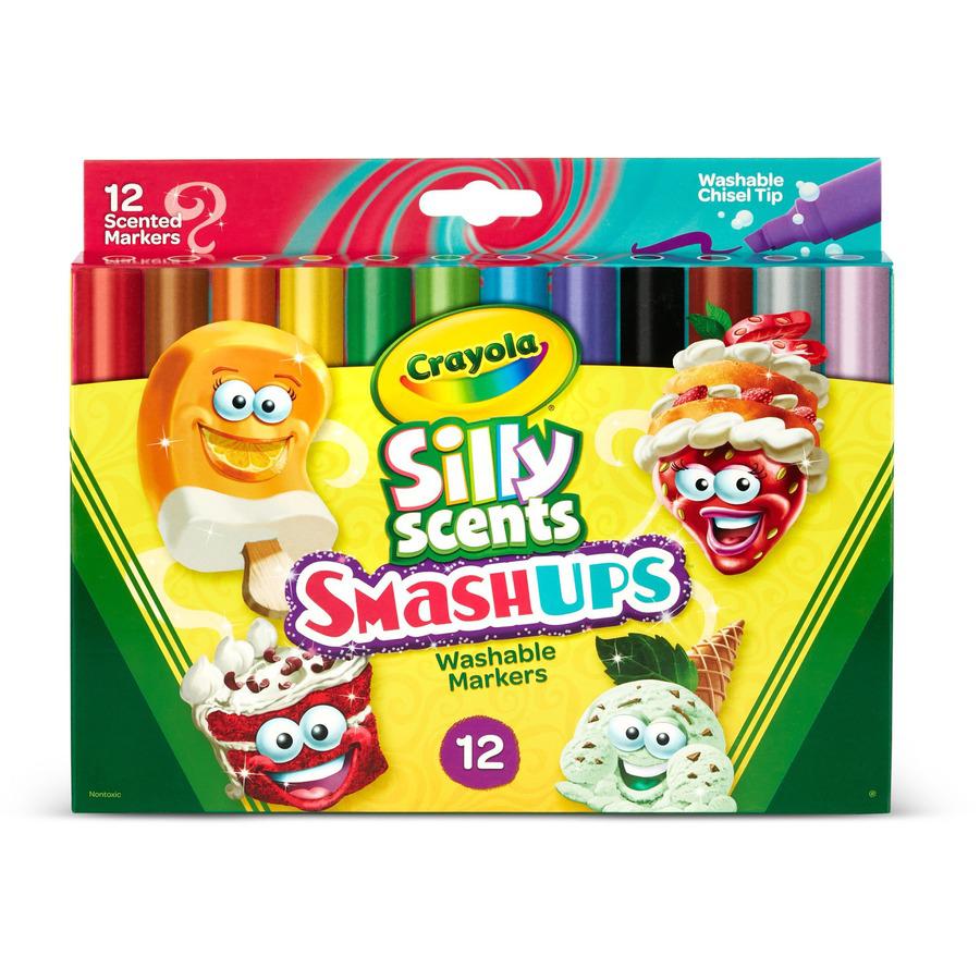 Crayola Silly Scents Slim Scented Washable Markers - Assorted - 1 Pack. Picture 3