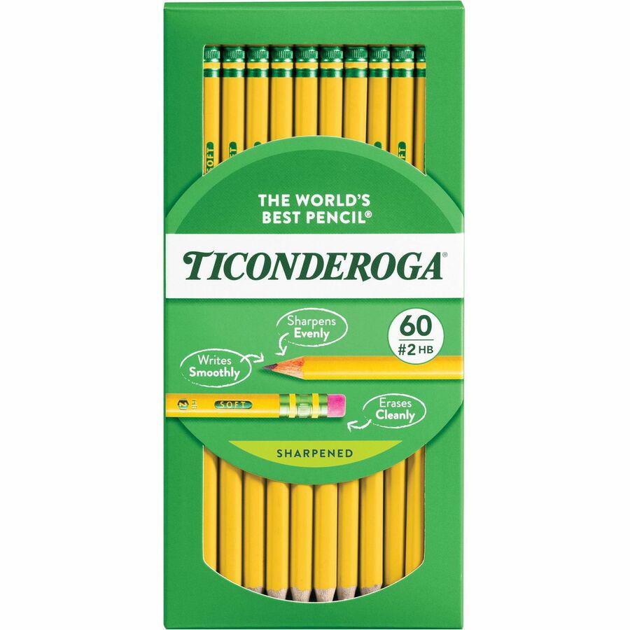 Dixon Soft No. 2 Pencils - Yellow Barrel - 240 / Box. Picture 4