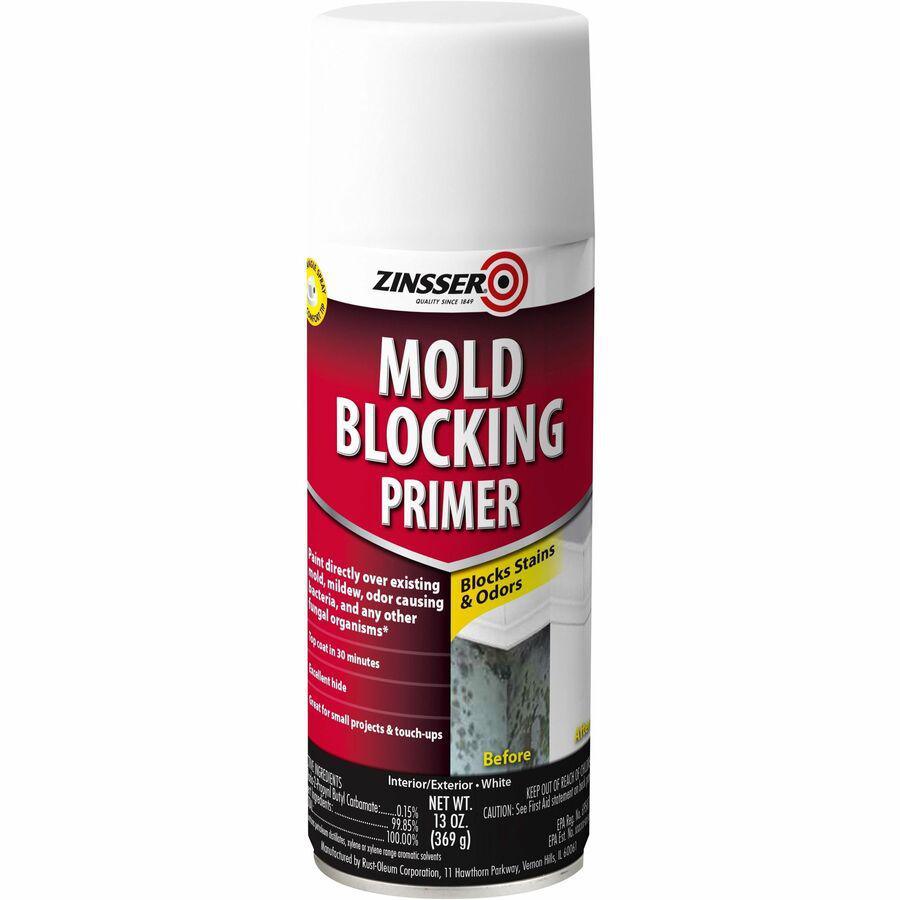 Zinsser Mold Killing Primer - 6 / Carton - White. Picture 4