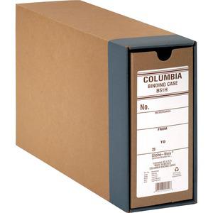 Pendaflex Columbia Binding Cases - External Dimensions: 9.5" Width x 15.9" Depth x 4.6"Height - Media Size Supported: Legal - Fiberboard, Kraft - Brown - For Document - Recycled - 1 Each. Picture 4