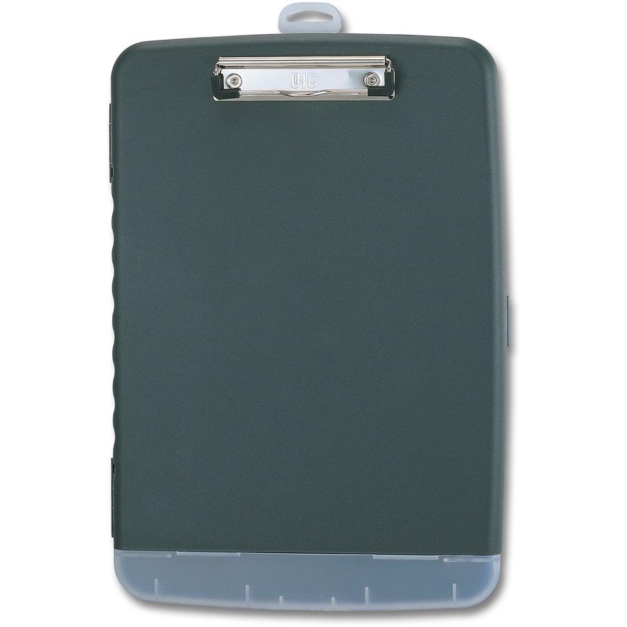Slim Clipboard with Storage Box, Low Profile Clip & Storage Compartment. Picture 2