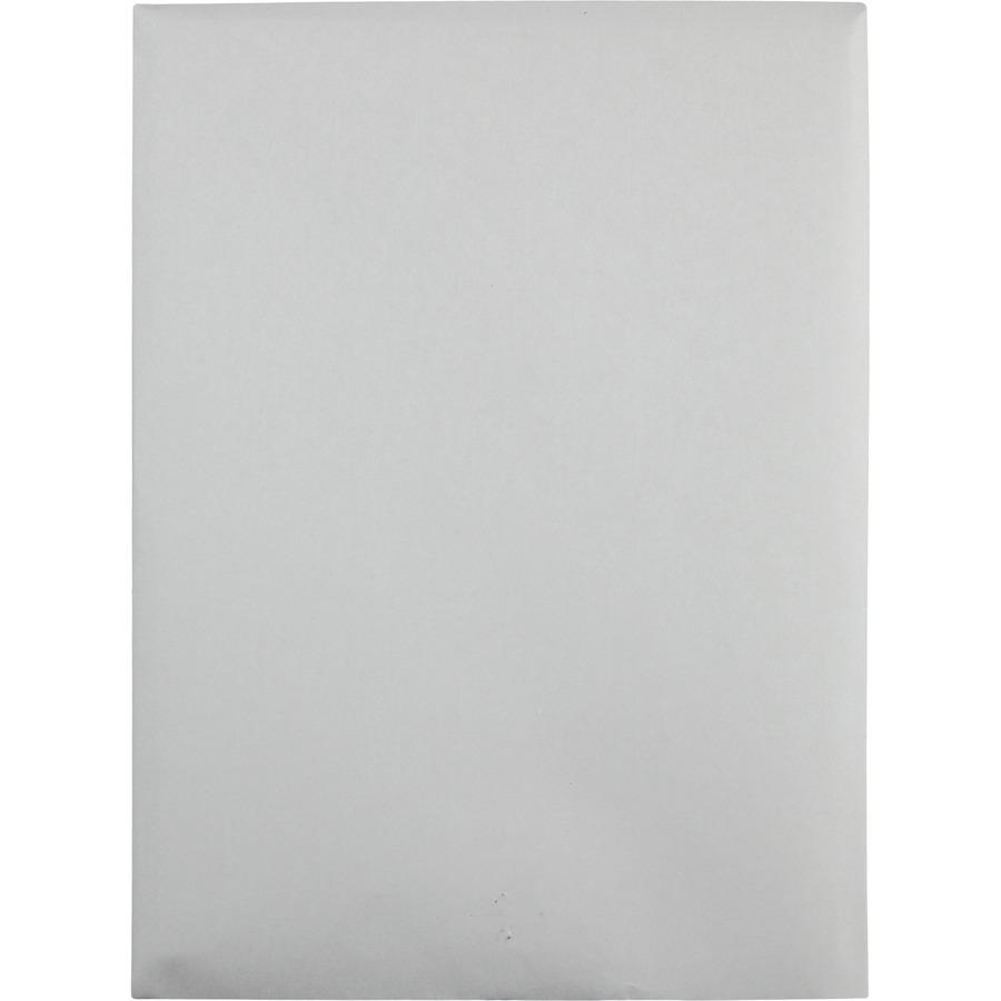 Quality Park 9 x 12 Clasp Envelopes with Deeply Gummed Flaps - Clasp - #90 - 9" Width x 12" Length - 28 lb - Gummed - Kraft - 100 / Box - Gray. Picture 2