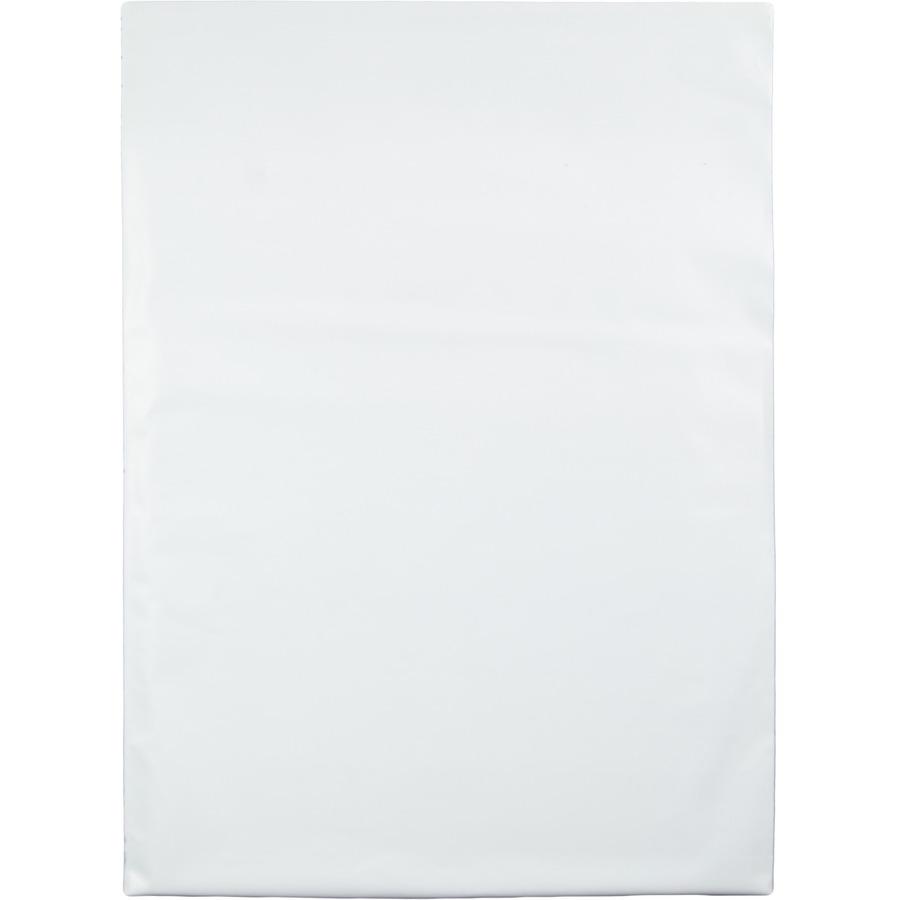 Quality Park White Poly Mailing Envelopes - Catalog - 14" Width x 19" Length - Self-sealing - Polyethylene - 100 / Pack - White. Picture 2