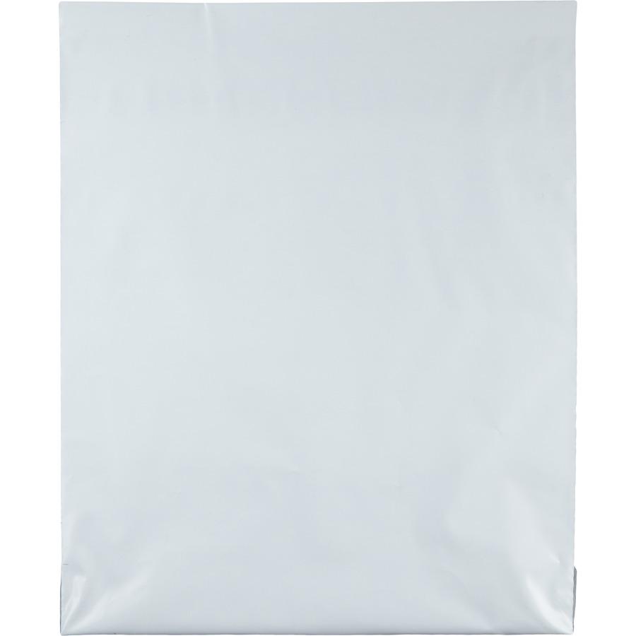 Quality Park White Poly Mailing Envelopes - Catalog - 14" Width x 17" Length - Self-sealing - Polypropylene - 100 / Pack - White. Picture 6