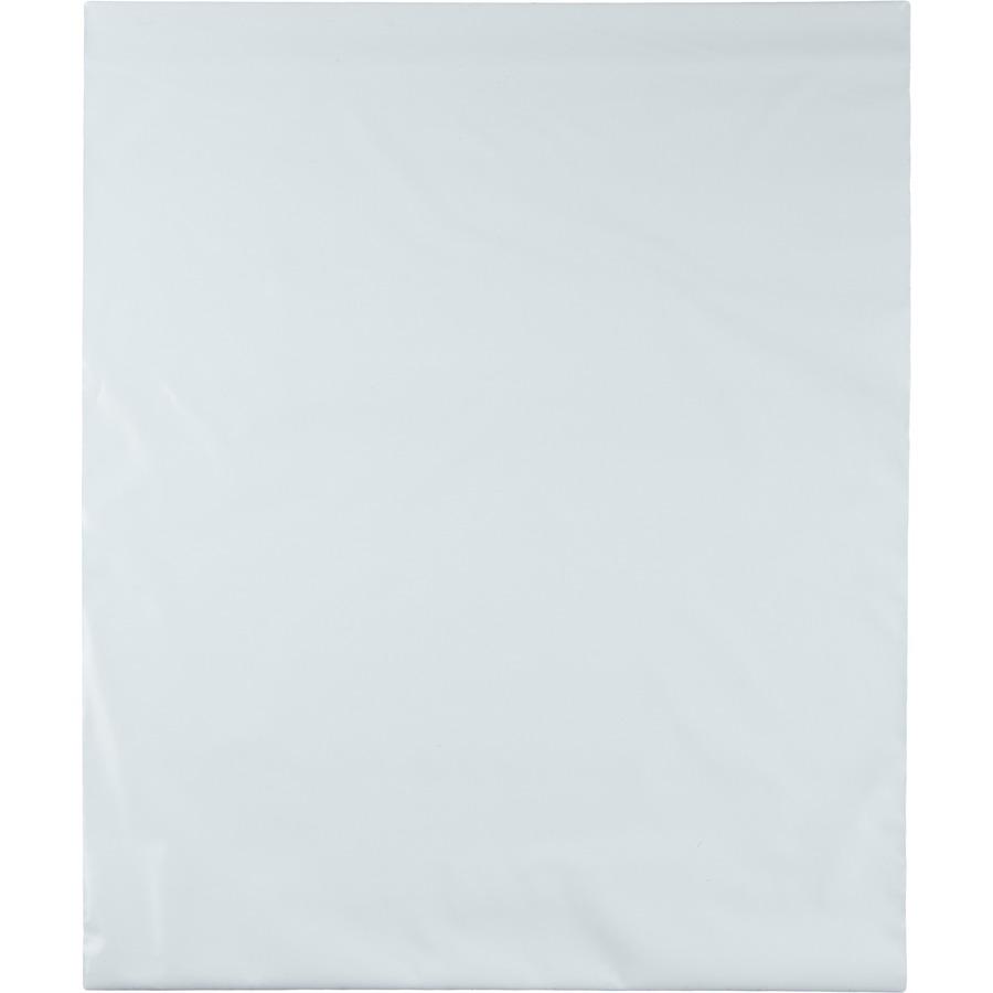 Quality Park Open-End Poly Expansion Mailers - Expansion - 13" Width x 16" Length - 2" Gusset - Self-sealing - Polyethylene - 100 / Carton - White. Picture 3