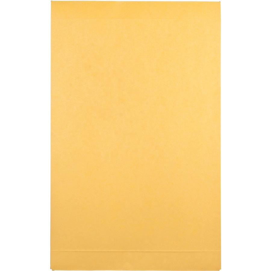 Quality Park 9 x 12 x 2 Expansion Envelopes with Self-Seal Closure - Expansion - 9" Width x 12" Length - 2" Gusset - 40 lb - Self-sealing - Kraft - 25 / Pack - Kraft. Picture 2