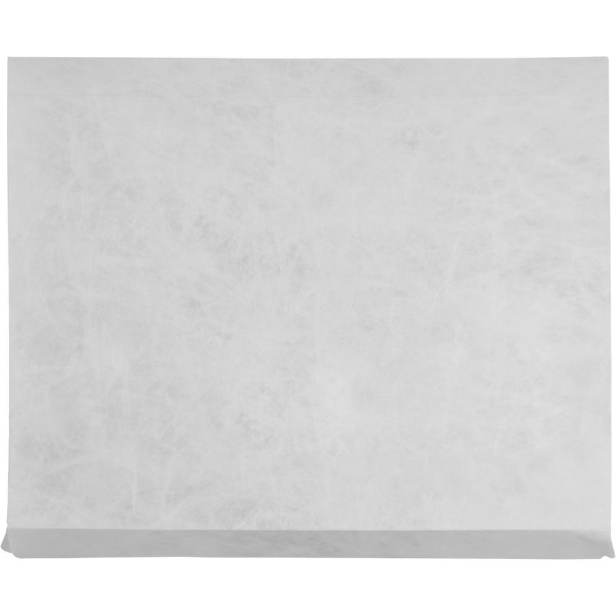 Survivor&reg; 10 x 13 x 2 DuPont Tyvek Expansion Mailers with Self-Seal Closure - Expansion - 10" Width x 13" Length - 2" Gusset - 14 lb - Peel & Seal - Tyvek - 100 / Carton - White. Picture 3
