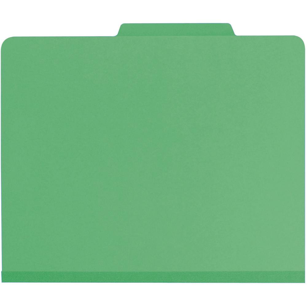 Smead Colored Classification Folders - Letter - 8 1/2" x 11" Sheet Size - 2" Expansion - 2" Fastener Capacity for Folder - 2/5 Tab Cut - Right of Center Tab Location - 2 Divider(s) - 18 pt. Folder Thi. Picture 3