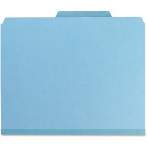 Smead SafeSHIELD Fasteners 3-Div Classification Folders - Letter - 8 1/2" x 11" Sheet Size - 3" Expansion - 2 Fastener(s) - 2" Fastener Capacity for Folder - 2/5 Tab Cut - Right of Center Tab Location. Picture 3