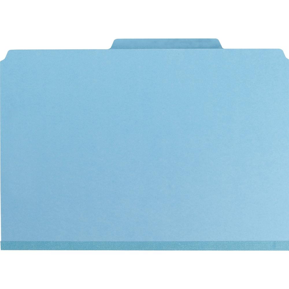 Smead Pocket Divider PressBoard Classification Folders - Legal - 8 1/2" x 14" Sheet Size - 2" Expansion - 2" Fastener Capacity for Folder - 2 Pocket(s) - 2/5 Tab Cut - Right of Center Tab Location - 2. Picture 3