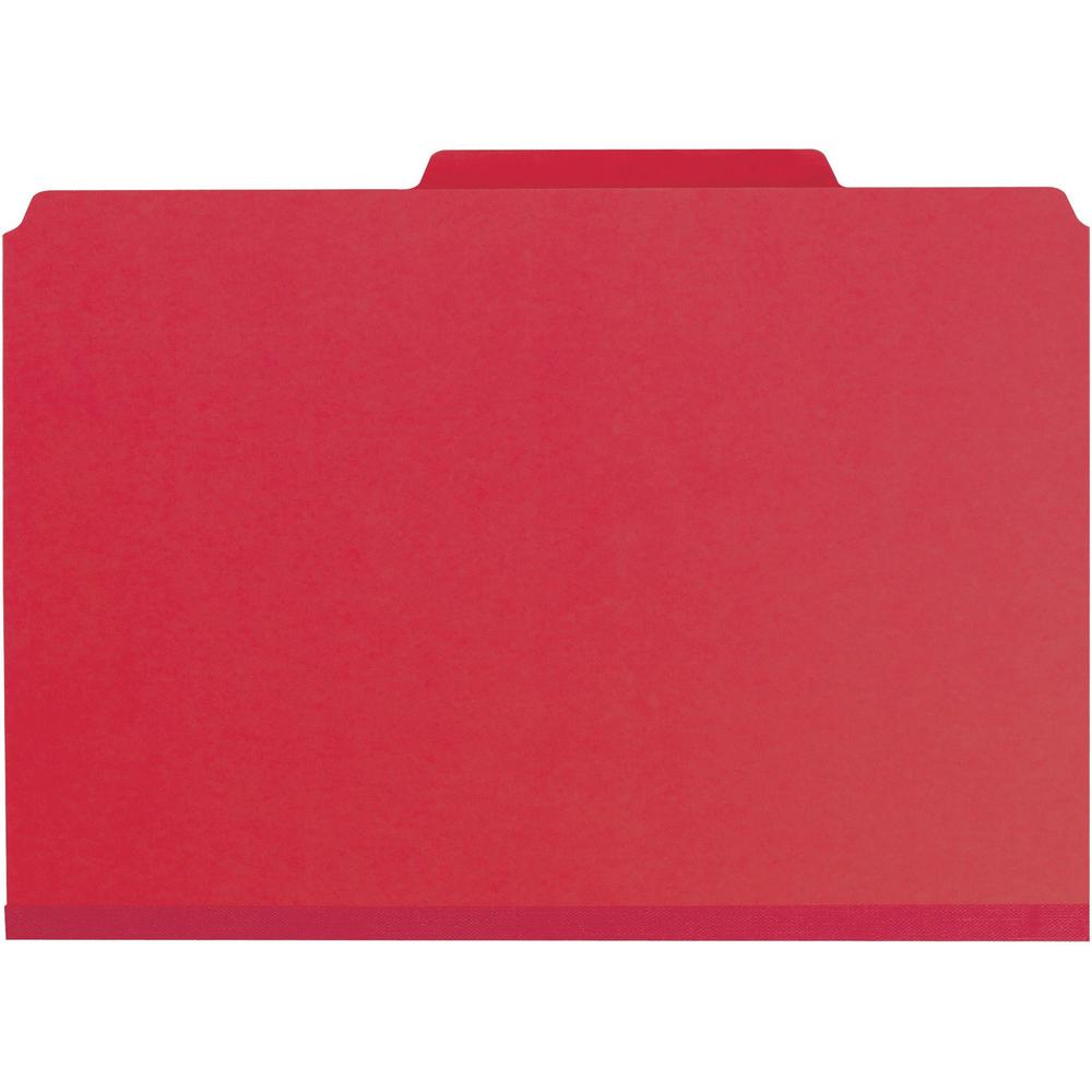 Smead Classification Folders with SafeSHIELD Fastener - Legal - 8 1/2" x 14" Sheet Size - 3" Expansion - 2 Fastener(s) - 2" Fastener Capacity for Folder - 2/5 Tab Cut - Right of Center Tab Location - . Picture 3