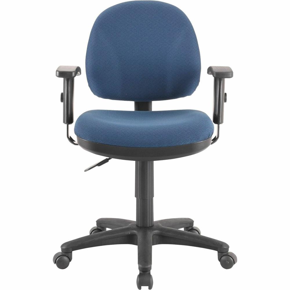 Lorell Millenia Series Pneumatic Adjustable Task Chair - Blue Seat - 1 Each. Picture 2