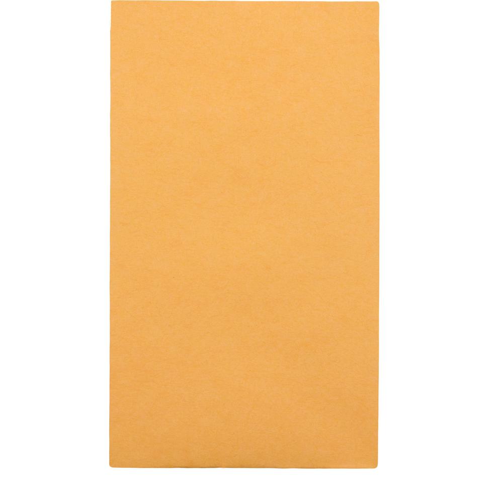 Quality Park No. 5 1/2 Coin and Small Parts Envelopes with Gummed Flap - Coin - #5-1/2 - 3 1/8" Width x 5 1/2" Length - 28 lb - Gummed - Kraft - 500 / Box - Brown Kraft. Picture 8