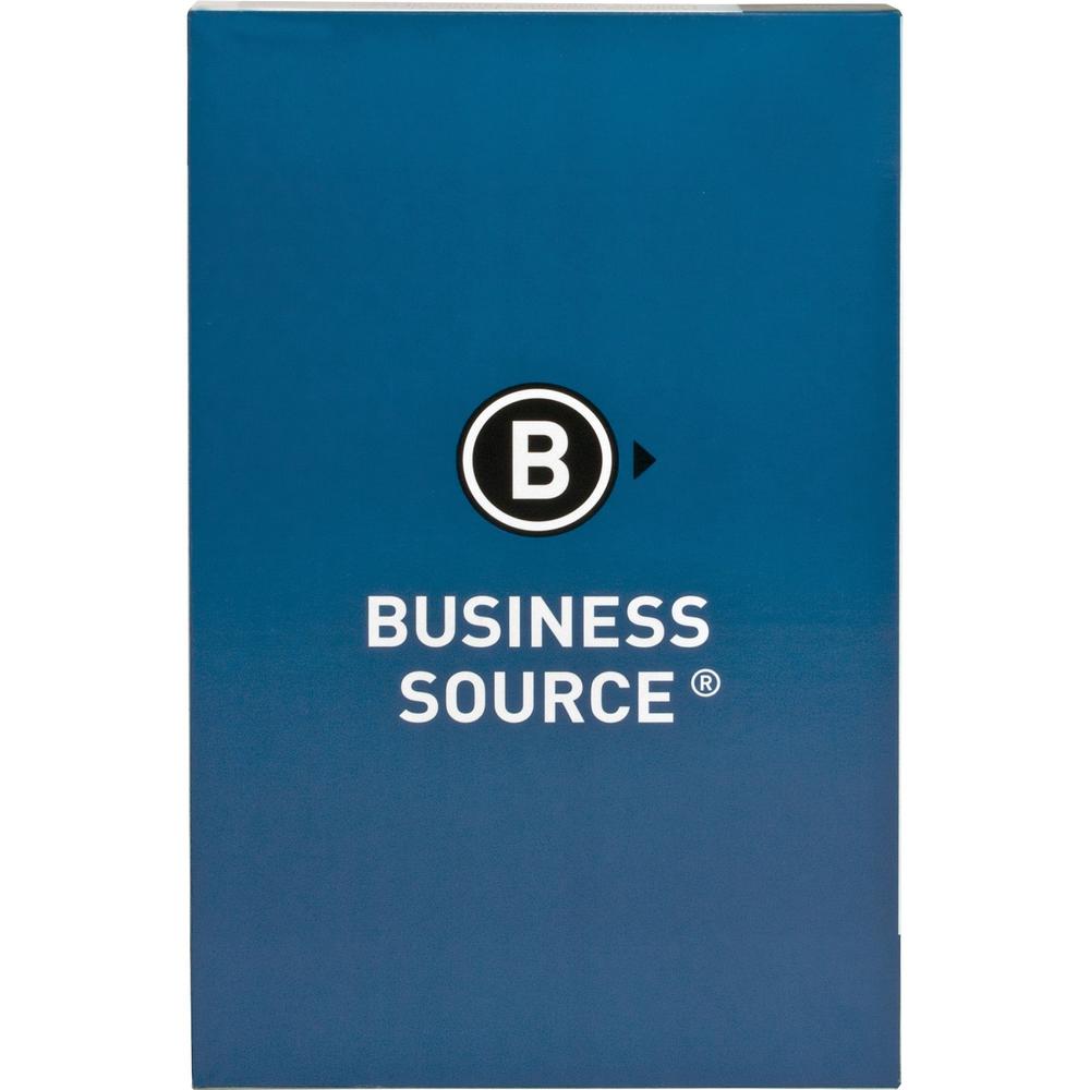 Business Source 1/5 Tab Cut Legal Recycled Hanging Folder - 8 1/2" x 14" - Poly - Green - 100% Recycled - 25 / Box. Picture 4