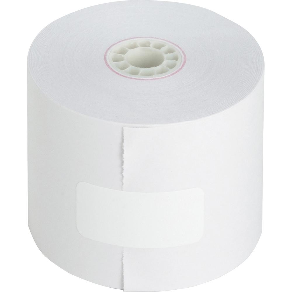 Business Source 150' Adding Machine Rolls - 2 1/4" x 150 ft - 12 / Pack - Sustainable Forestry Initiative (SFI) - Lint-free - White. Picture 7