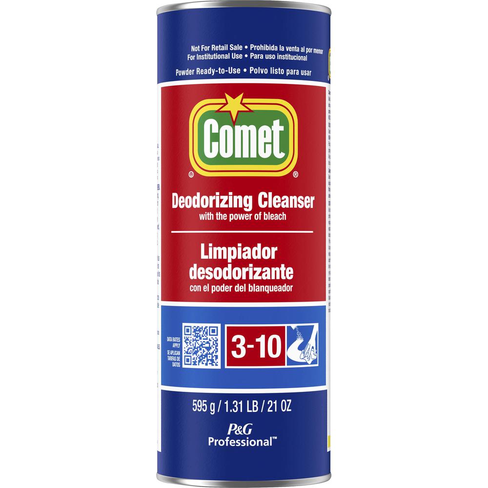 Comet Deodorizing Cleanser - For Multipurpose - 21 oz (1.31 lb) - 24 / Carton - Deodorize. Picture 2