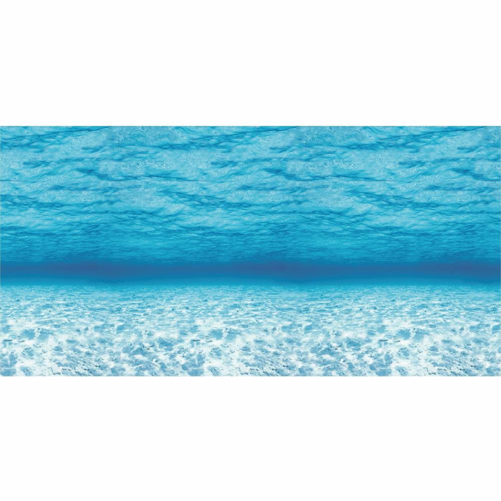 Fadeless Bulletin Board Art Paper - Bulletin Board, Display, Decoration, School, Home, Office Project, Art Project, Craft Project, Table Skirting - 2"Height x 48"Width x 50 ftLength - 1 / Roll - Blue. Picture 3