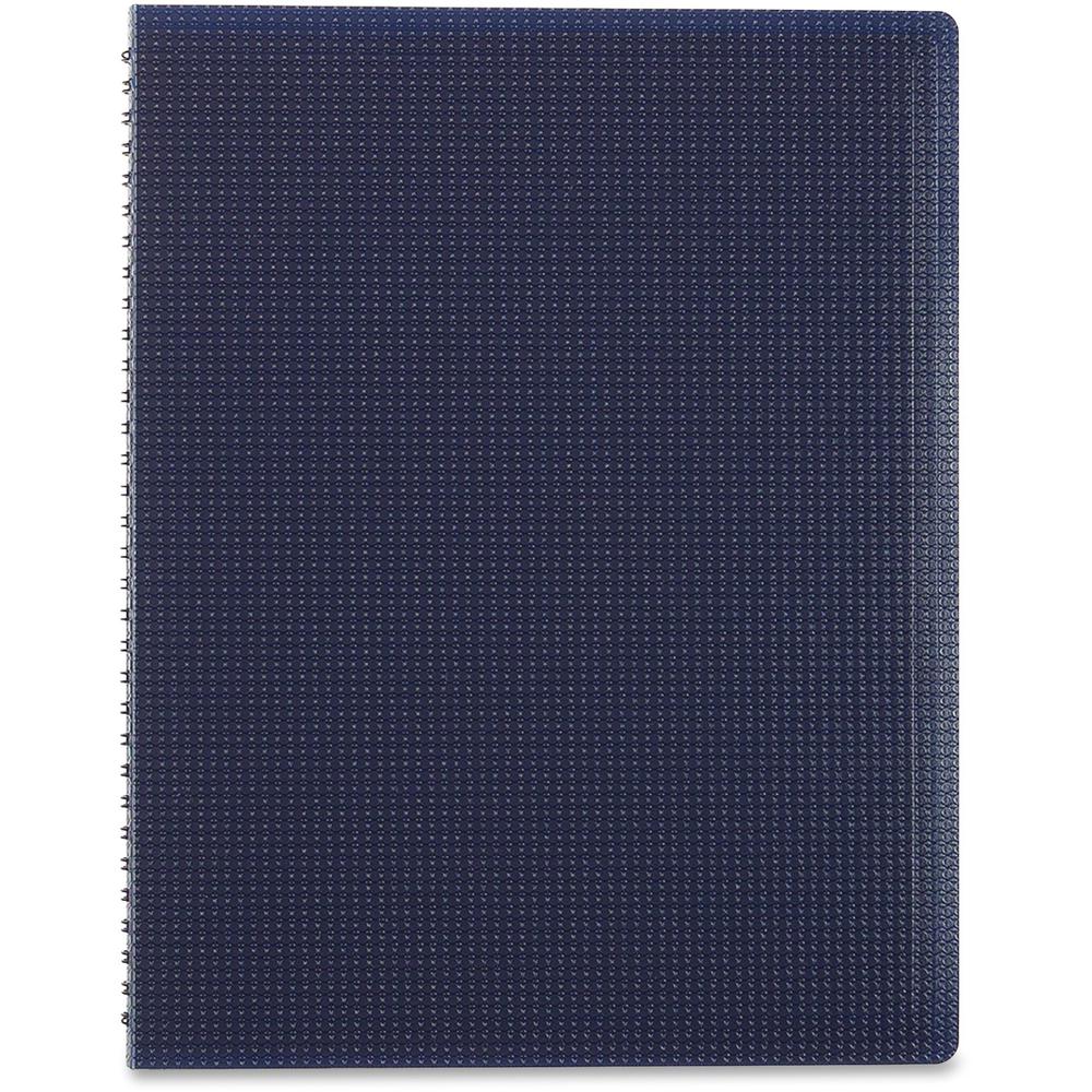Blueline Duraflex Notebook - Letter - 160 Sheets - Twin Wirebound - Ruled - 8 1/2" x 11" - Blue Cover Textured - Poly Cover - Micro Perforated, Flexible Cover, Wear Resistant, Tear Resistant - Recycle. Picture 5