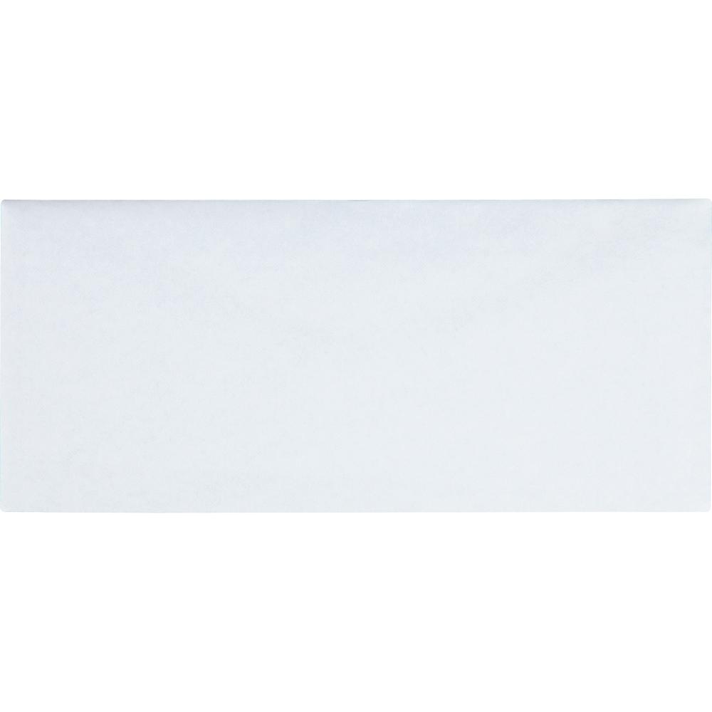 Business Source No.10 Regular Tint Security Envelopes - Security - #10 - 4 1/8" Width x 9 1/2" Length - 24 lb - Gummed - Wove - 500 / Box - White. Picture 7