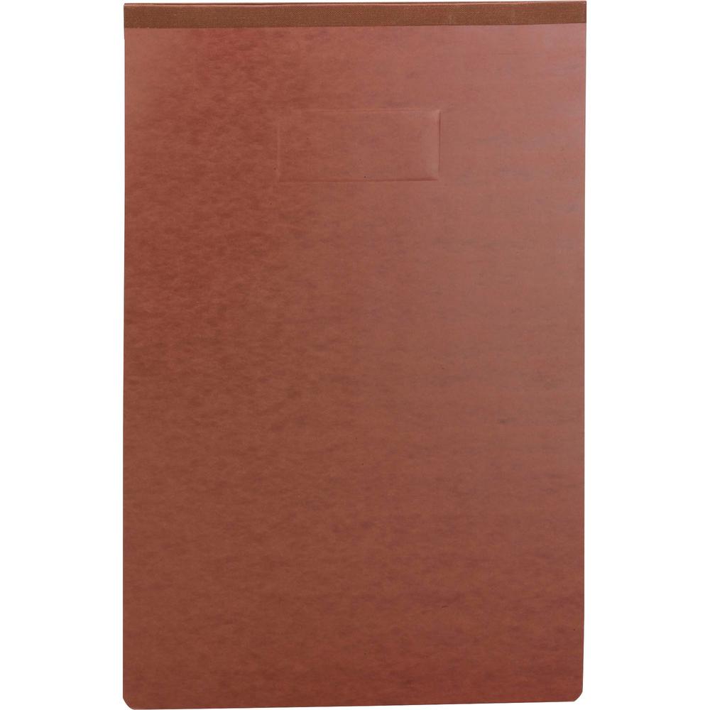 Smead Ledger Recycled Report Cover - 3" Folder Capacity - 11" x 17" - 350 Sheet Capacity - 3" Expansion - 1 Fastener(s) - Pressboard - Red - 100% Paper Recycled - 1 Each. Picture 2