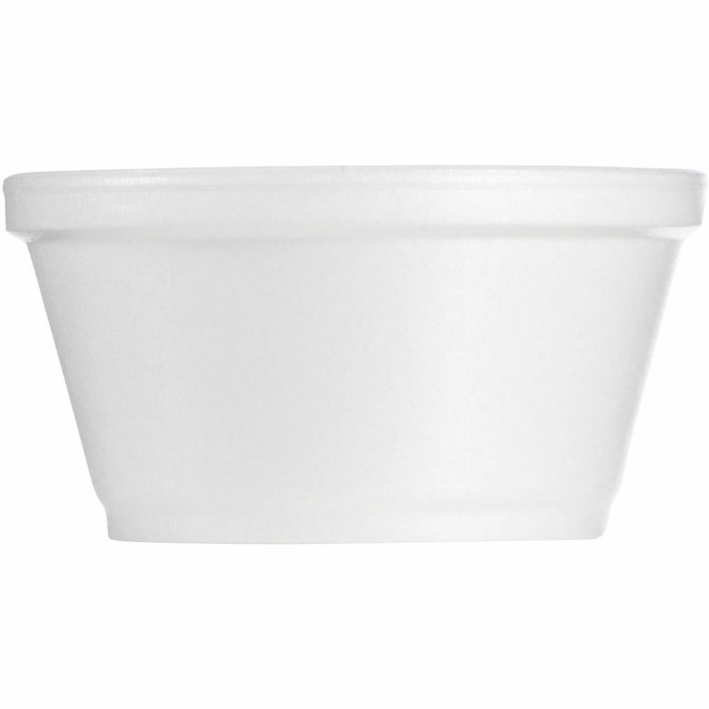 Dart Foam Food Containers - 50 / Bag - Serving - White - Foam Body - 20 / Carton. Picture 3