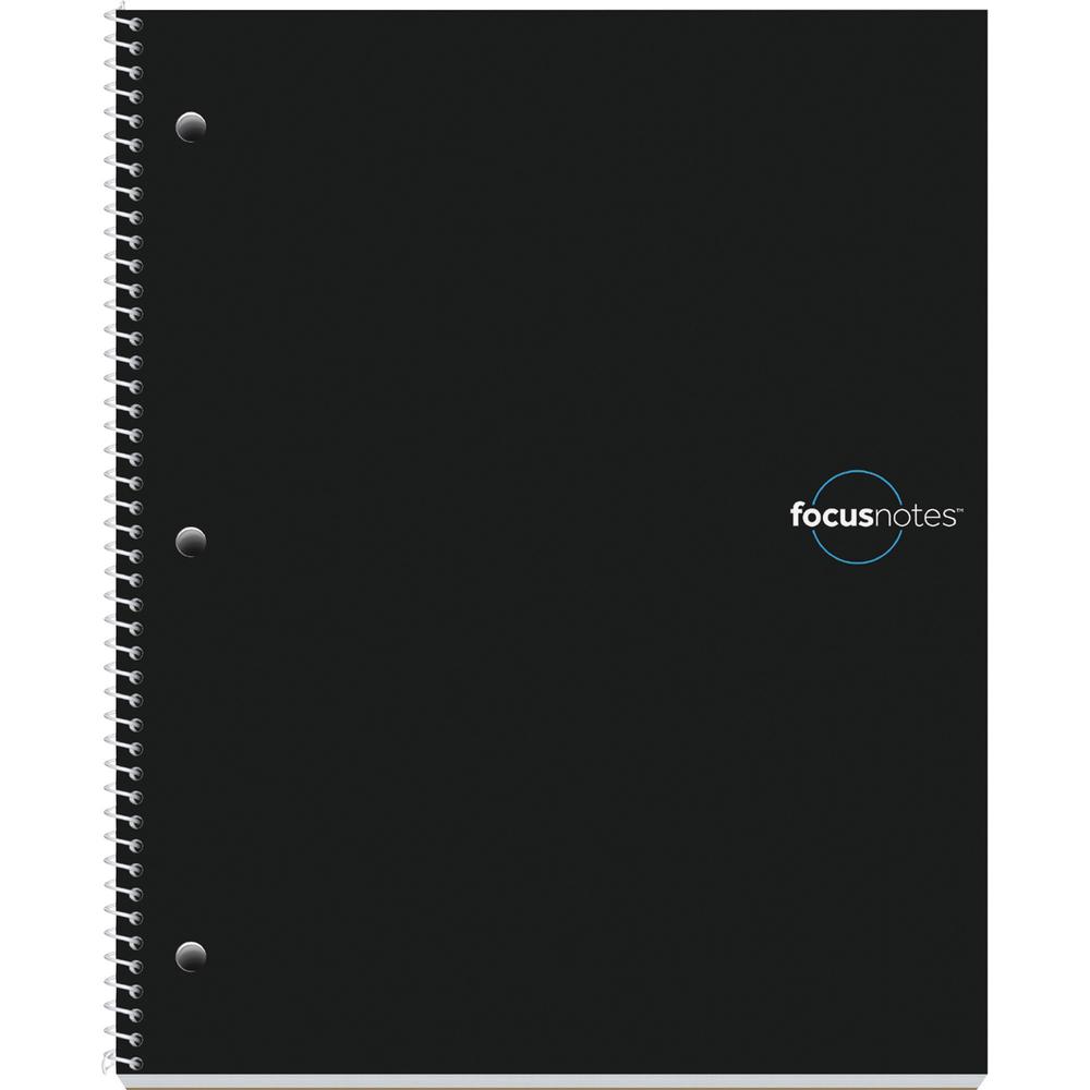 TOPS Idea Collective FocusNotes Wirebound Notebook - Quarto - 100 Sheets - Wire Bound - 20 lb Basis Weight - Quarto - 9" x 11" - White Paper - Acid-free, Perforated - 1 Each. Picture 5