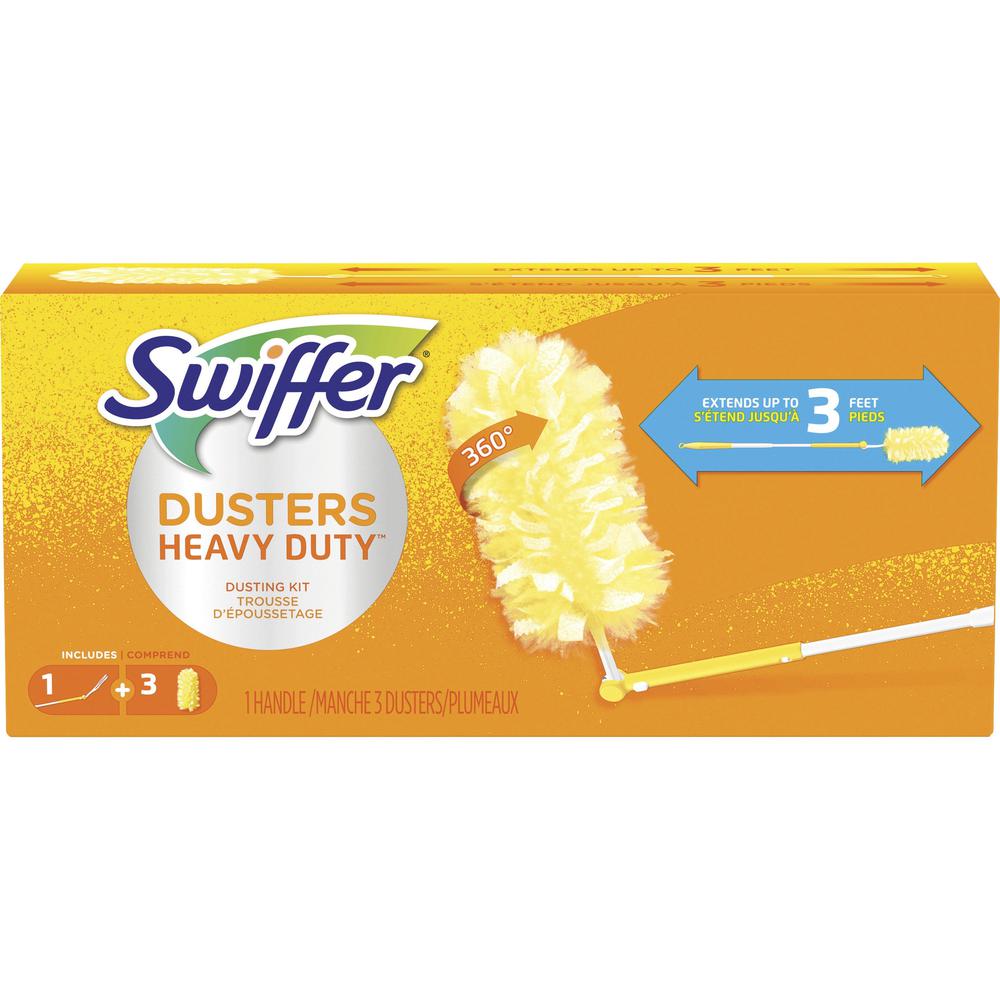 Swiffer 360 Dusters Extender Kit - 36" Handle Length - Plastic Handle - 1 / Kit - White. Picture 3