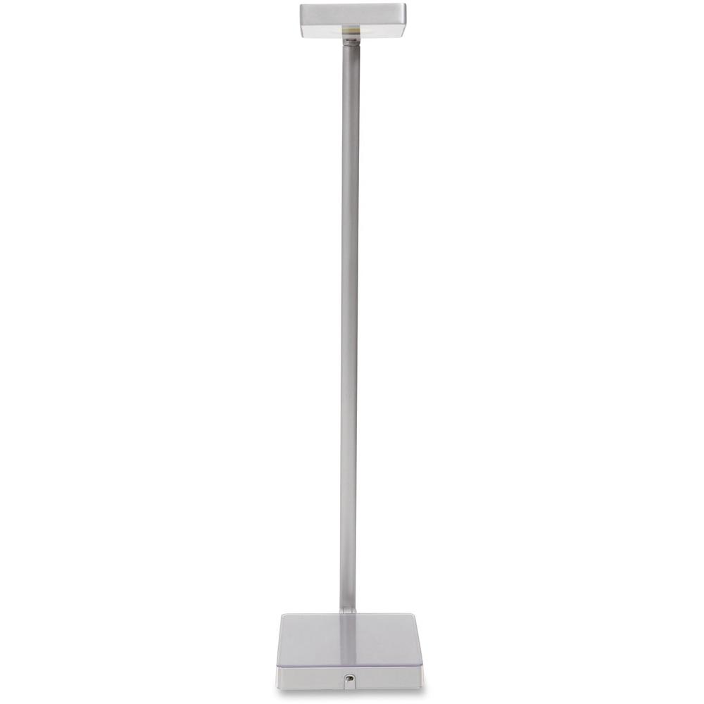 Alba LED Desk Lamp - 1 x 6 W LED Bulb - Weighted Base, Articulated Arm, Swivel Head - Plastic, Metal - Gray. Picture 3