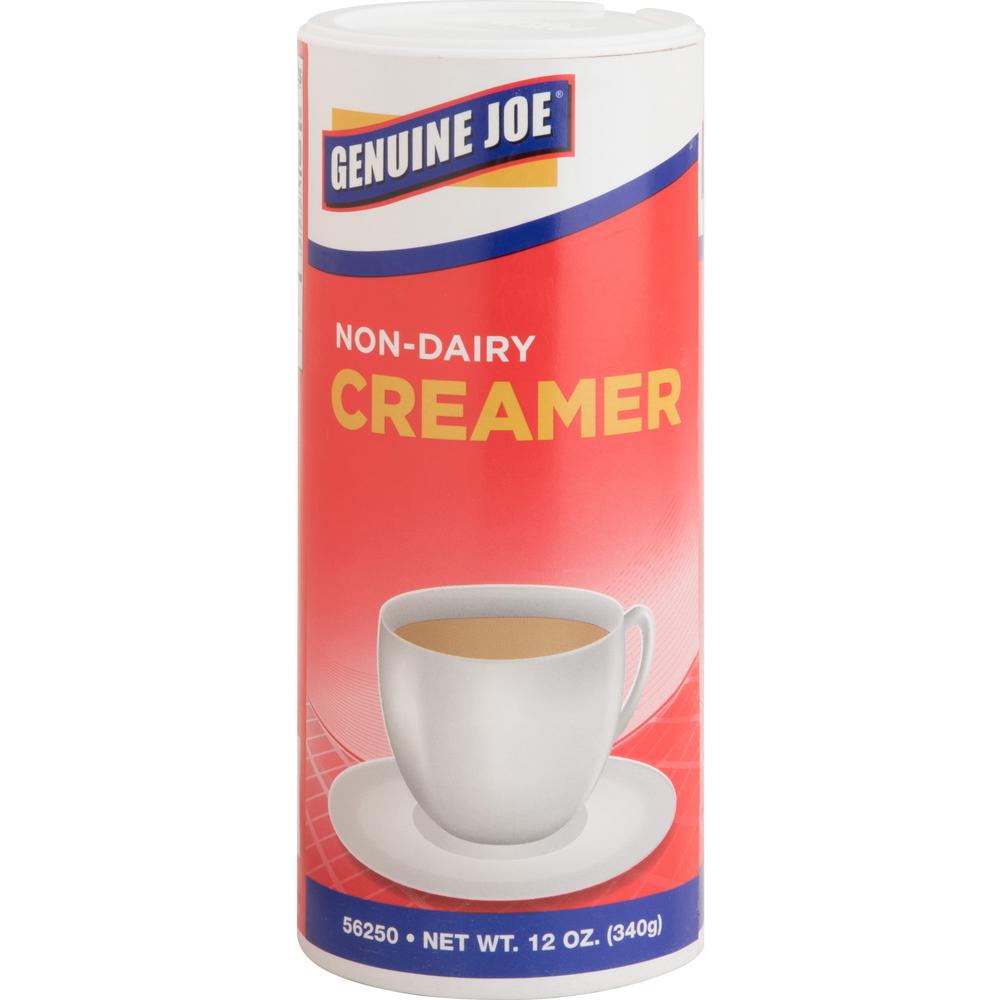 Genuine Joe Nondairy Creamer Canister - 0.75 lb (12 oz) Canister - 24/Carton. Picture 2