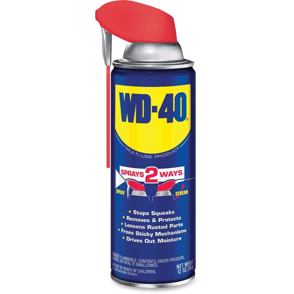 WD-40 Multi-use Product Lubricant - 12 fl oz - Corrosion Resistant, Moisture Resistant - 1 Each. Picture 4