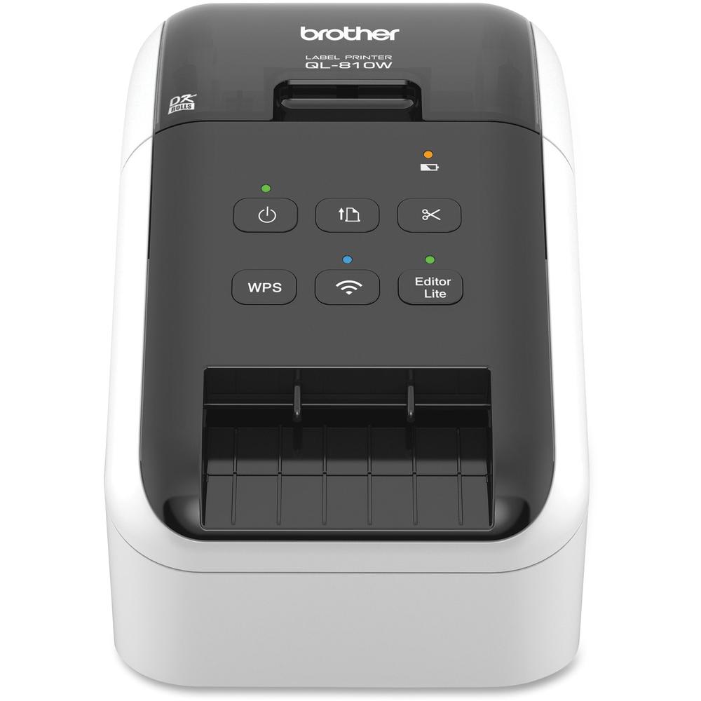 Brother QL-810W Wireless Label Printer - Direct Thermal - Monochrome - Prints amazing Black/Red labels using DK-2251. Print labels wirelessly using AirPrint or Brother iPrint&Label app. Ultra-fast, pr. Picture 3