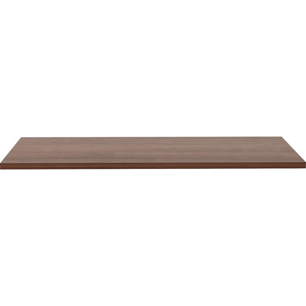 Lorell Relevance Series Tabletop - Walnut Rectangle, Laminated Top - 48" Table Top Length x 24" Table Top Width x 1" Table Top ThicknessAssembly Required - 1 Each. Picture 2