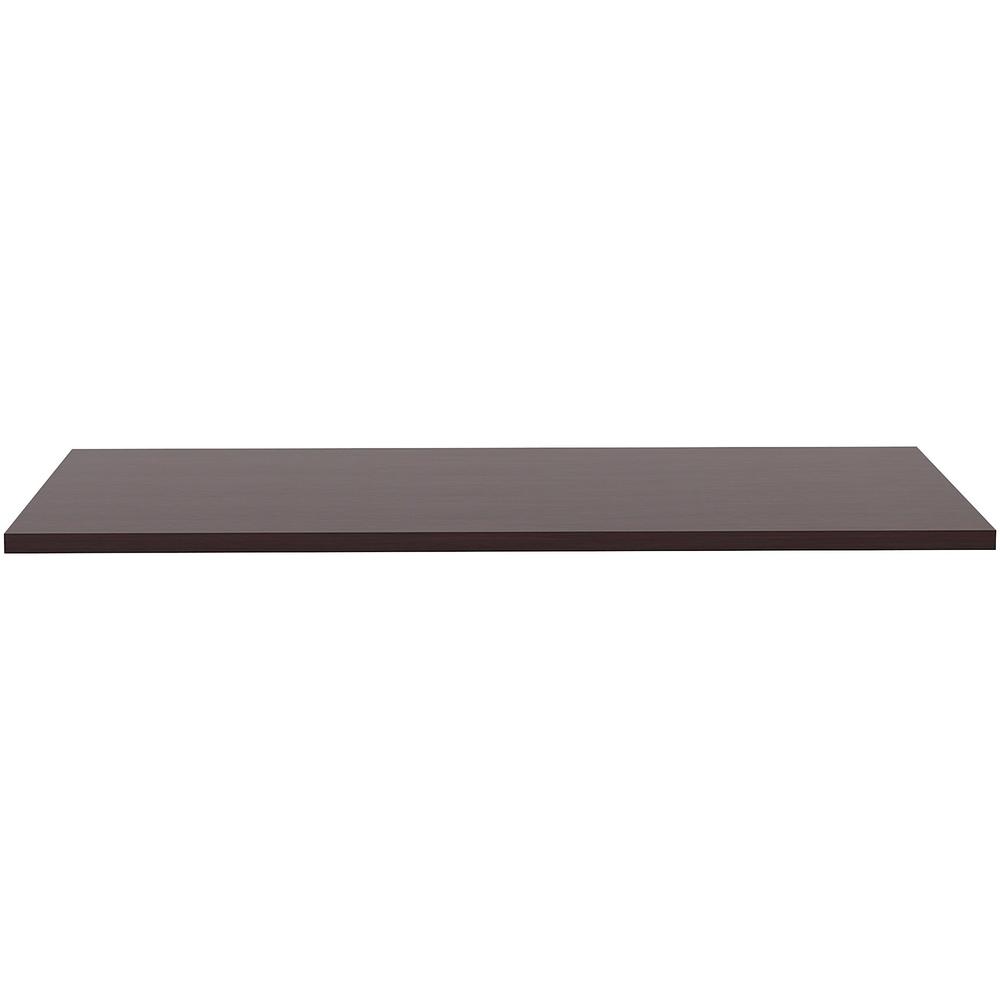Lorell Training Tabletop - Espresso Rectangle, Laminated Top - Adjustable Height - 48" Table Top Length x 24" Table Top Width x 1" Table Top Thickness - Assembly Required - 1 Each. Picture 2